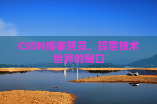 CSDN博客预览,探索技术世界的窗口